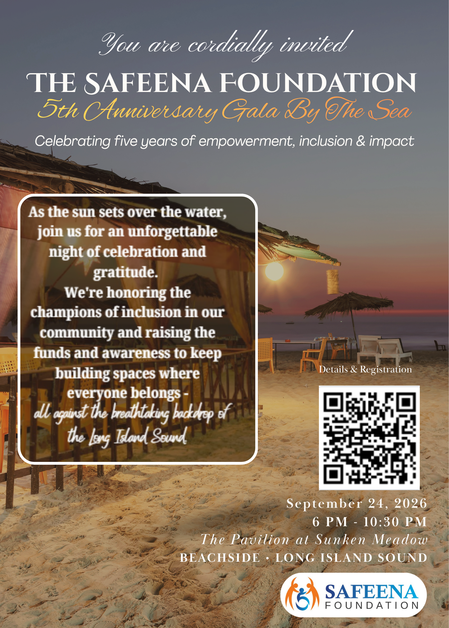 Safeena Foundation 5th Anniversary Gala By The Sea